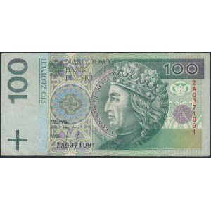 100 złotych 1994 - ZA - seria zastępcza