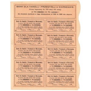 Bank dla Handlu i Przemysłu, Em.13, 100x 100 zł 1928