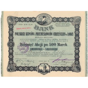 Bank Polskich Kupców i..., Em.3, 10x 500 mkp