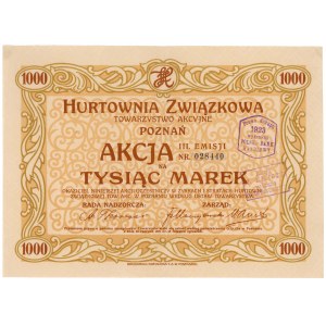 Hurtownia Związkowa w Poznaniu, Em.3, 1.000 mkp