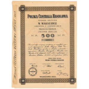 Polska Centrala Handlowa, Em.3, 500 mkp