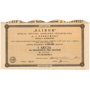ELIBOR Sp. Akc. Handlowo-Przemysłowa Ł. J. BORKOWSKI, 25 zł 1927