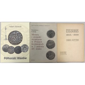 Półtoraki Wazów, Pieniądz Gdański, Monety w Prusach (3szt)