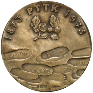 Medal PTTK 1873-1973 w dedykowanym pudełku