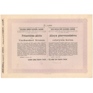 Kolej Lokalna Lwów (Kleparów)-Jaworów, 400 koron 1903