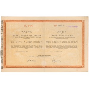 Bank Przemysł. dla Król. Galicyi i Lodomeryi, 400 kr 1917