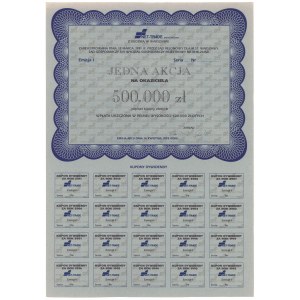 NET-TRADE w Warszawie, Em.1, 500.000 zł 1993 - blankiet