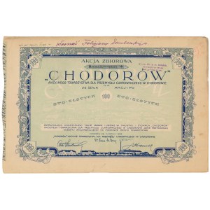 CHODORÓW..., Em.1, 25x 100 zł 1925