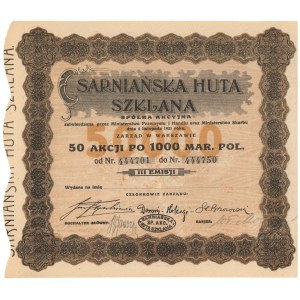 Sarniańska Huta Szkalana, Em.3, 50x 1.000 mkp 1923