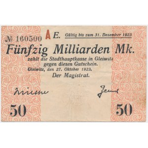 Gleiwitz (Gliwice), 50 mld mk 1923