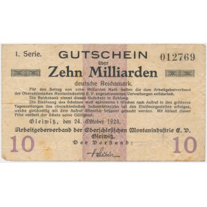 Gleiwitz (Gliwice), 10 mld mk 1923