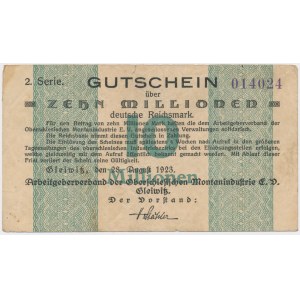 Gleiwitz (Gliwice), 10 mln mk 1923