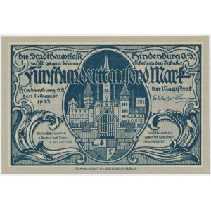 Hindenburg (Zabrze), 500.000 mk 1923 - bez numeru