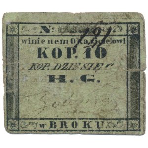 Brok, H. Goldman, 10 kopiejek (XIX w.)