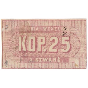 Czyżewo, A. Szwarc, 25 kopiejek 1861