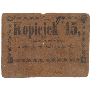 Dobrzyń, J. Siwek, 15 kopiejek (XIX w.)