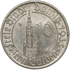 Gdańsk, 10 guldenów 1935 - rzadkie