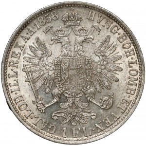 Austria, Franciszek Józef I, 1 floren 1858-A