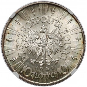 Piłsudski 10 złotych 1939