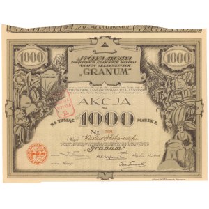 GRANUM Sp. Akc. Połączonych Krajowych..., Em.3, 1.000 mkp