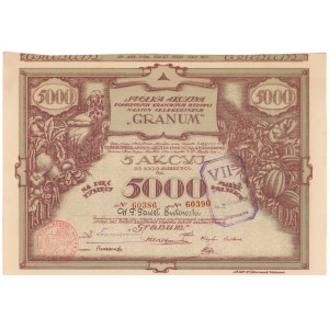 GRANUM..., Em.6, 5x 5.000 mkp - imienna