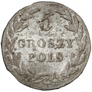 5 groszy polskich 1816 IB