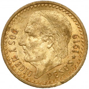 Meksyk, 2-1/2 pesos 1919