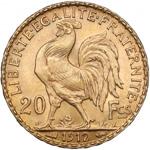 Francja, 20 franków 1912