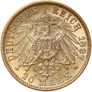 Niemcy, Wirtembergia, 20 marek 1897-F
