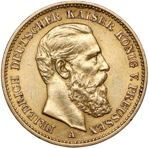 Niemcy, Prusy, 20 marek 1888-A - Fryderyk III