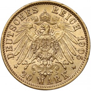 Niemcy, Prusy, 20 marek 1905-J