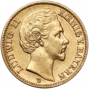 Niemcy, Bawaria, 20 marek 1876-D