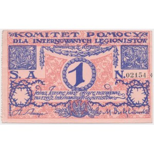 Komitet Pomocy dla internowanych legionistów, 1 korona (1917)