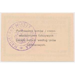 Wieluń, TWK 1917 Marzec 50 kopiejek - ramka z owali