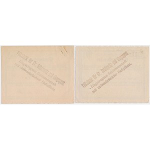 Gross-Schliwitz (Śliwice), 1/2 i 2 mk 1914 (2szt)