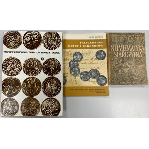 Kałkowski, Fałszerstwa monet i Numizmatyka Starożytna (3 szt)