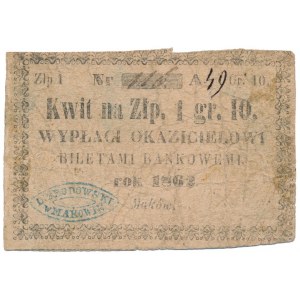 Maków, K. Bordowski, 1 złoty 10 groszy 1862