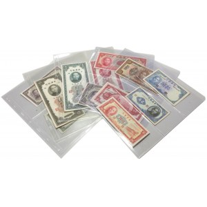 China - lot of banknotes - issues before 1945 (12pcs)