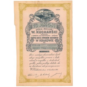 Sp. Akc. W. Kucharski, Em.3, 10x 700 mkp 1923
