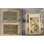 Niemcy, Duży, ciekawy zestaw banknotów i notgeldów