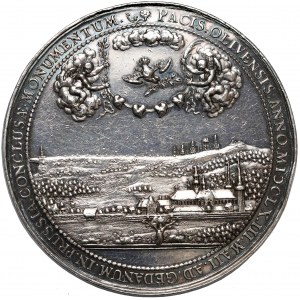 Jan II Kazimierz, Medal Pokój w Oliwie 1660 r. (Höhn)