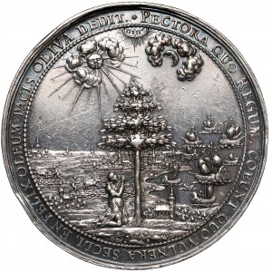 Jan II Kazimierz, Medal Pokój w Oliwie 1660 r. (Höhn)