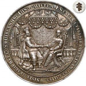 Władysław IV Waza, Medal zaślubinowy z Ludwiką Marią 1646 r. - ex. Potocki