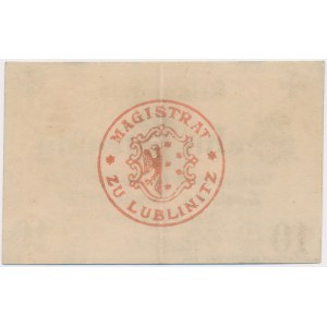 Lublinitz (Lubliniec), 10 pfg 1917 - ze znakiem wodnym