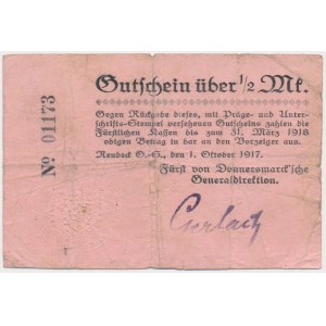 Neudeck (Świerklaniec), 1/2 mk 1917