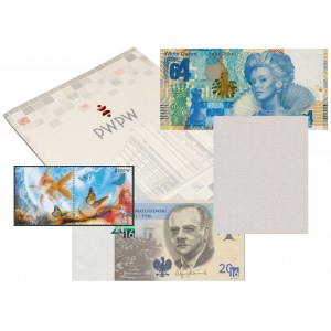 PWPW - oryginalna książka z banknotami testowymi (bez Pszczoła)