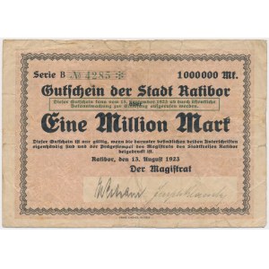 Ratibor (Racibórz), 1 mln mk 1923