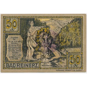 Reinerz Bad (Duszniki Zdrój), 50 pfg PRZEDRUK na 10 mln mk 1921
