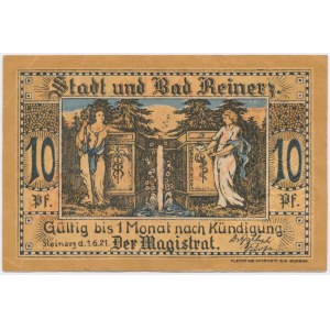 Reinerz Bad (Duszniki Zdrój), 10 pfg PRZEDRUK na 10 mld mk 1921