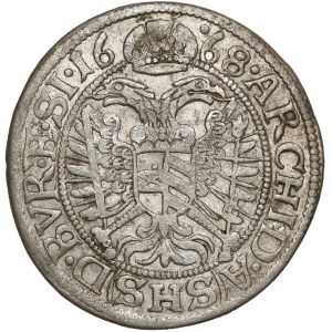 Wrocław, Leopold I, 3 krajcary 1668 SHS, Wrocław